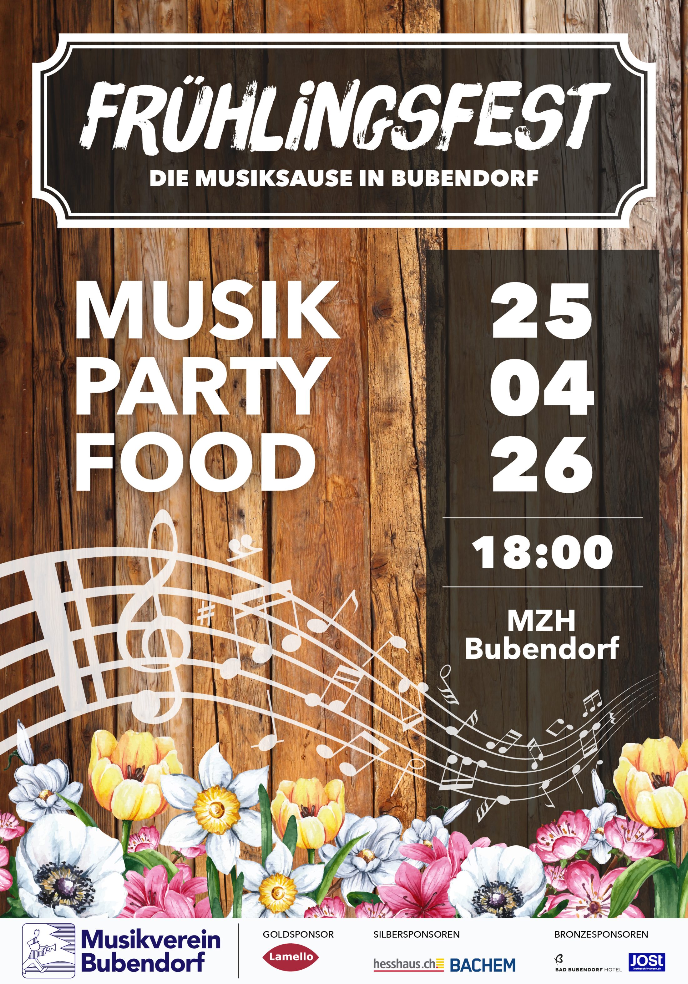 Musikverein Bubendorf, Frühlingsfest 2026